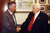 L'Ambassadeur Jacques Huntzinger et le Premier Ministre Ariel Sharon