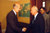 Le Président Valéry Giscard d'Estain et le PM Yitzhak Rabin